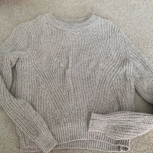 Tan knit sweater